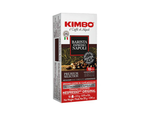 Kimbo Espresso Barista Espresso Napoli Coffee Capsules - 10 Capsules