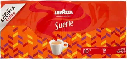 Lavazza Suerte Ground Coffee 1 Kg (4×250 g)