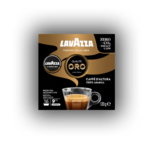 Lavazza A Modo Mio Qualità Oro – Mountain Grown Capsules - 16 Capsules