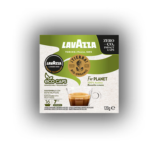 Lavazza A Modo Mio ¡Tierra! For Planet Capsules - 16 Capsules