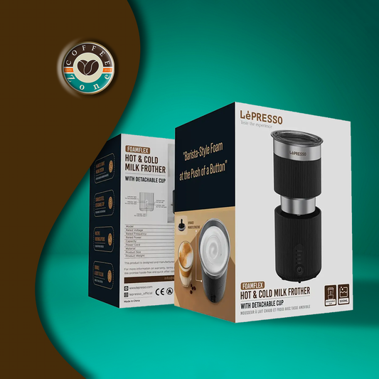 LePresso Foamflex Hot & Cold Milk Frother - Black