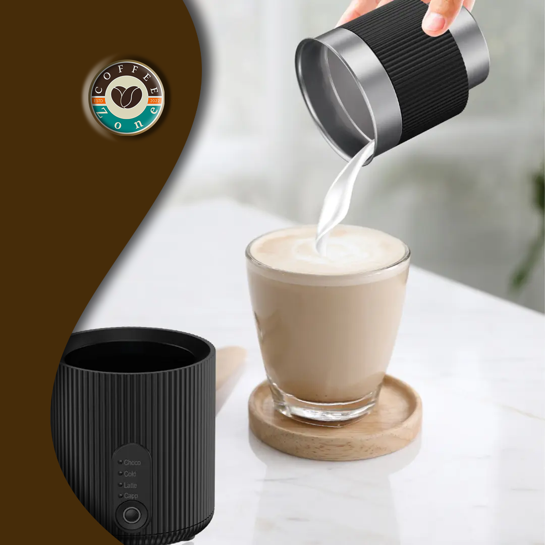 LePresso Foamflex Hot & Cold Milk Frother - Black
