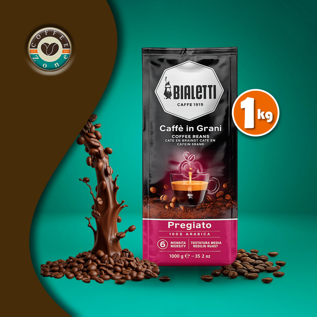 Bialetti Pregiato Whole Beans Coffee 1Kg