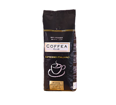 Coffea Club Black Whole Beans Coffee 1Kg