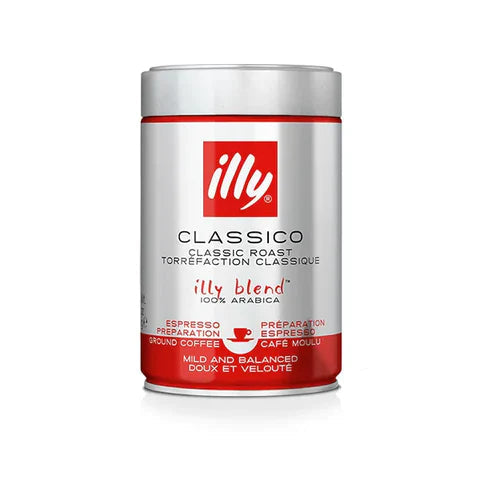 illy Classico Classic Roast Ground Espresso Coffee 250g