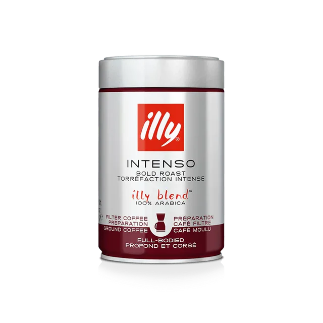 illy Intenso Bold Roast Filter Coffee Preparation 250g