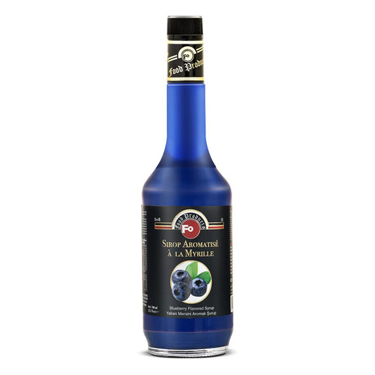 Blueberry Flavored Cocktail Syrup 700ml - Blue