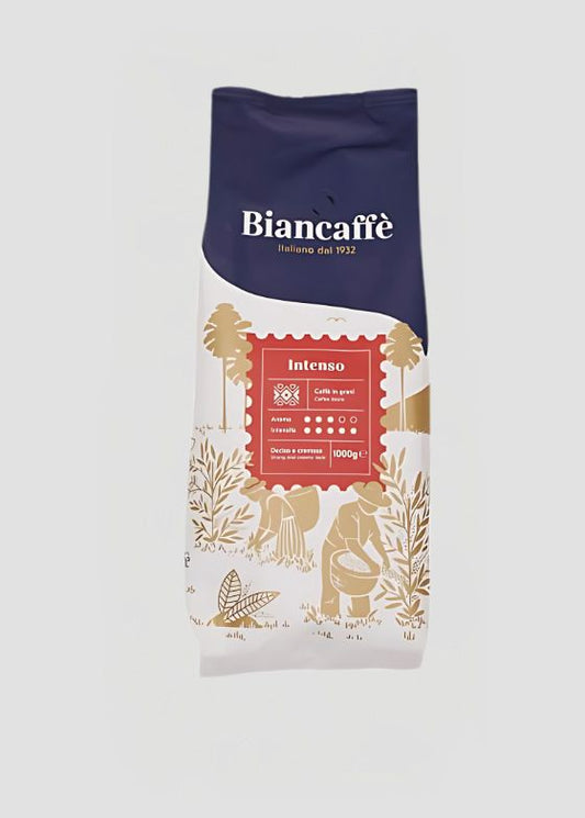 Biancaffè Intenso – Whole Bean Espresso Coffee (30% Arabica / 70% Robusta) – 1kg