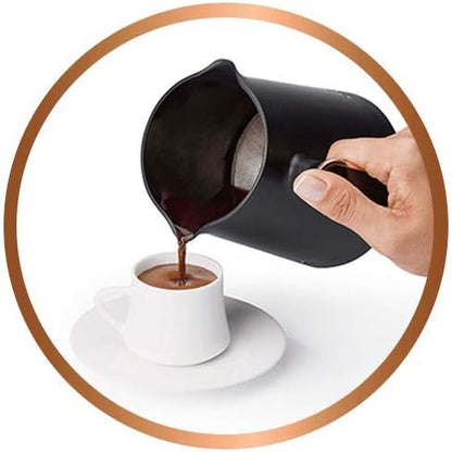 Arzum OKKA Minio Turkish Coffee Machine - Black & red