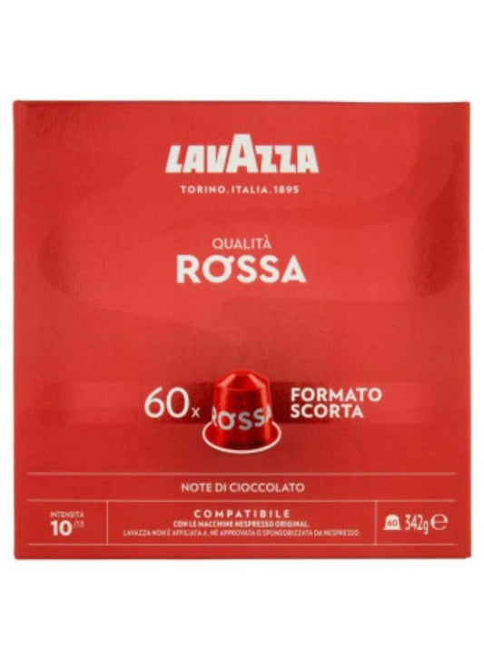 Lavazza - Qualita Rossa Compatible with Nespresso - Pack 60 capsules