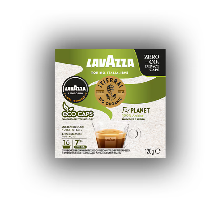 Lavazza A Modo Mio ¡Tierra! For Planet Capsules - 16 Capsules