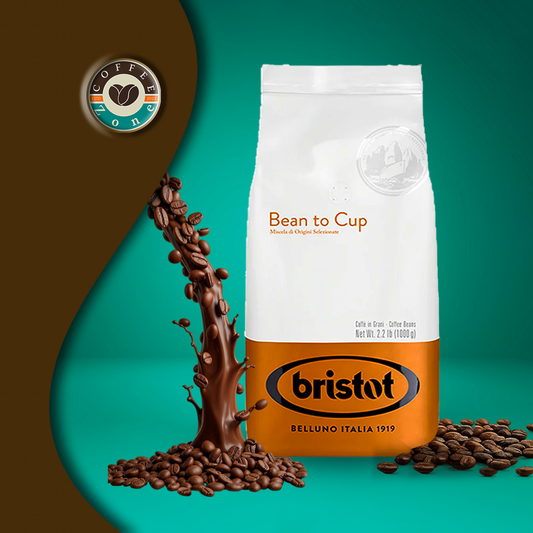 Bristot Bean to Cup Whole Beans Coffee 1Kg