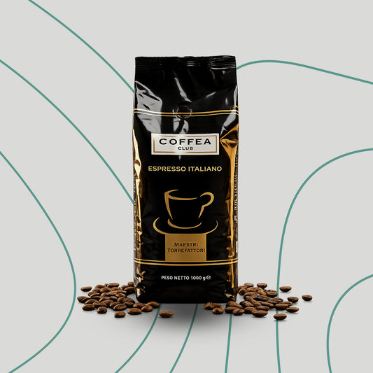 Coffea Club Black Whole Beans Coffee 1Kg