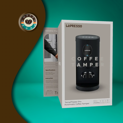 LePresso TampMaster Pro Automatic Coffee Tamper - Black