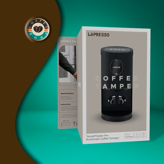 LePresso TampMaster Pro Automatic Coffee Tamper - Black