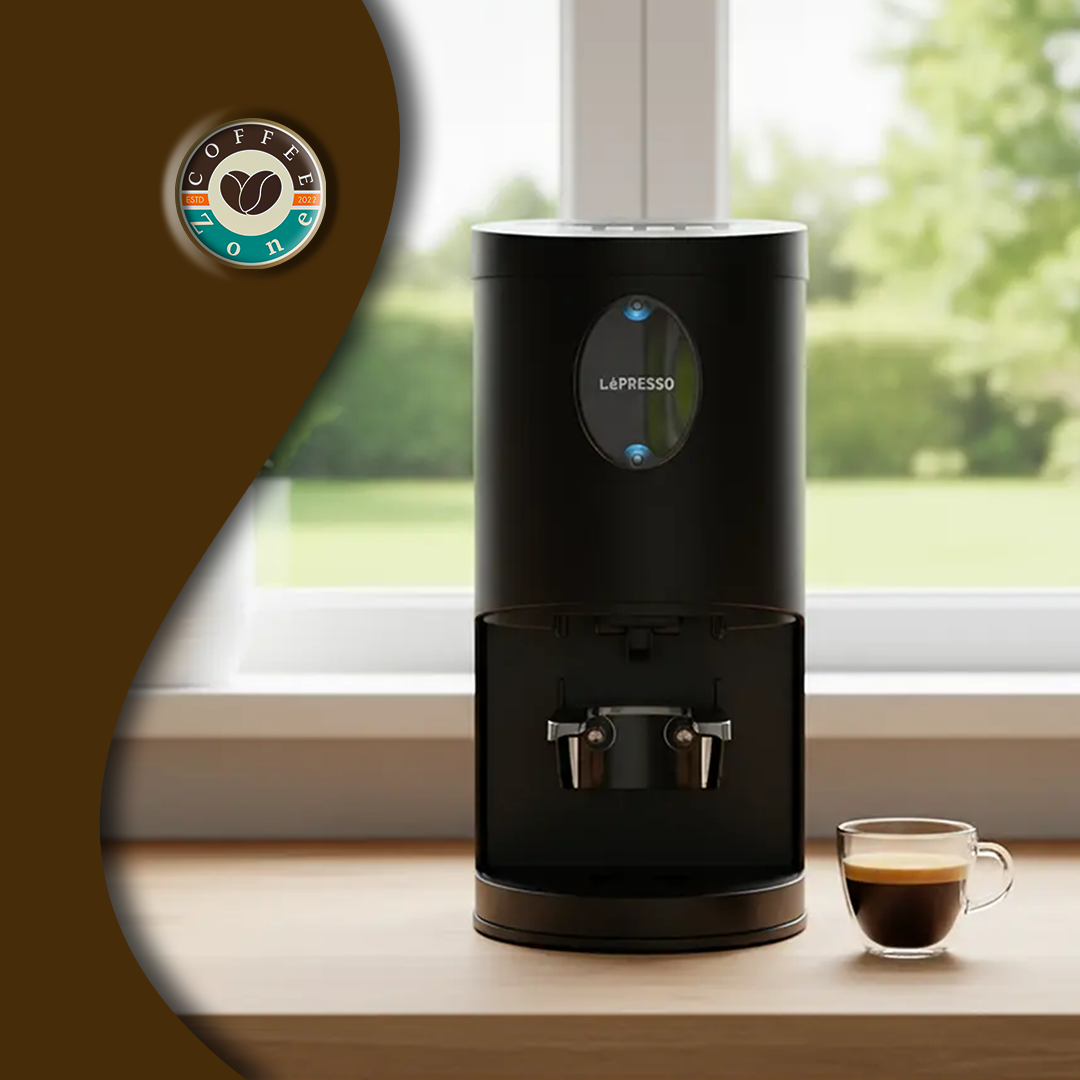 LePresso TampMaster Pro Automatic Coffee Tamper - Black