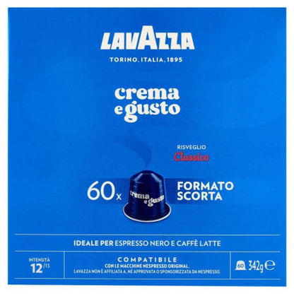 Lavazza - Crema e Gusto Classico Compatible with Nespresso - Pack 60 capsules
