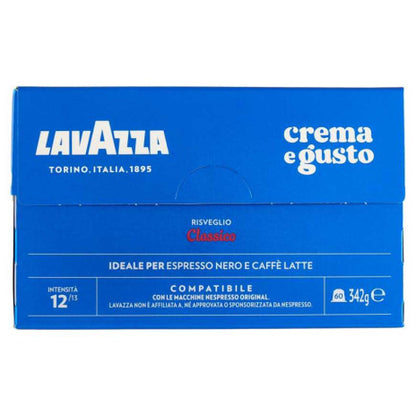 Lavazza - Crema e Gusto Classico Compatible with Nespresso - Pack 60 capsules