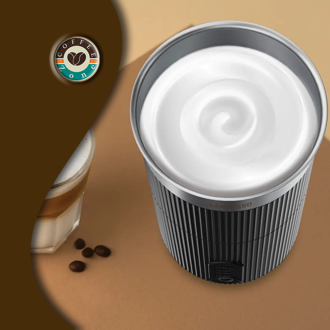 LePresso Foamflex Hot & Cold Milk Frother - Black
