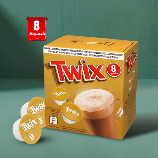 Twix Dolce Gusto Hot Chocolate Capsules – Box of 8 Pods/8 Servings