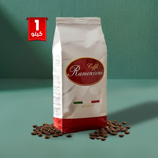 Caffè Ramenzoni Italian Roasted Coffee Beans Brasil Premium Blend 1Kg