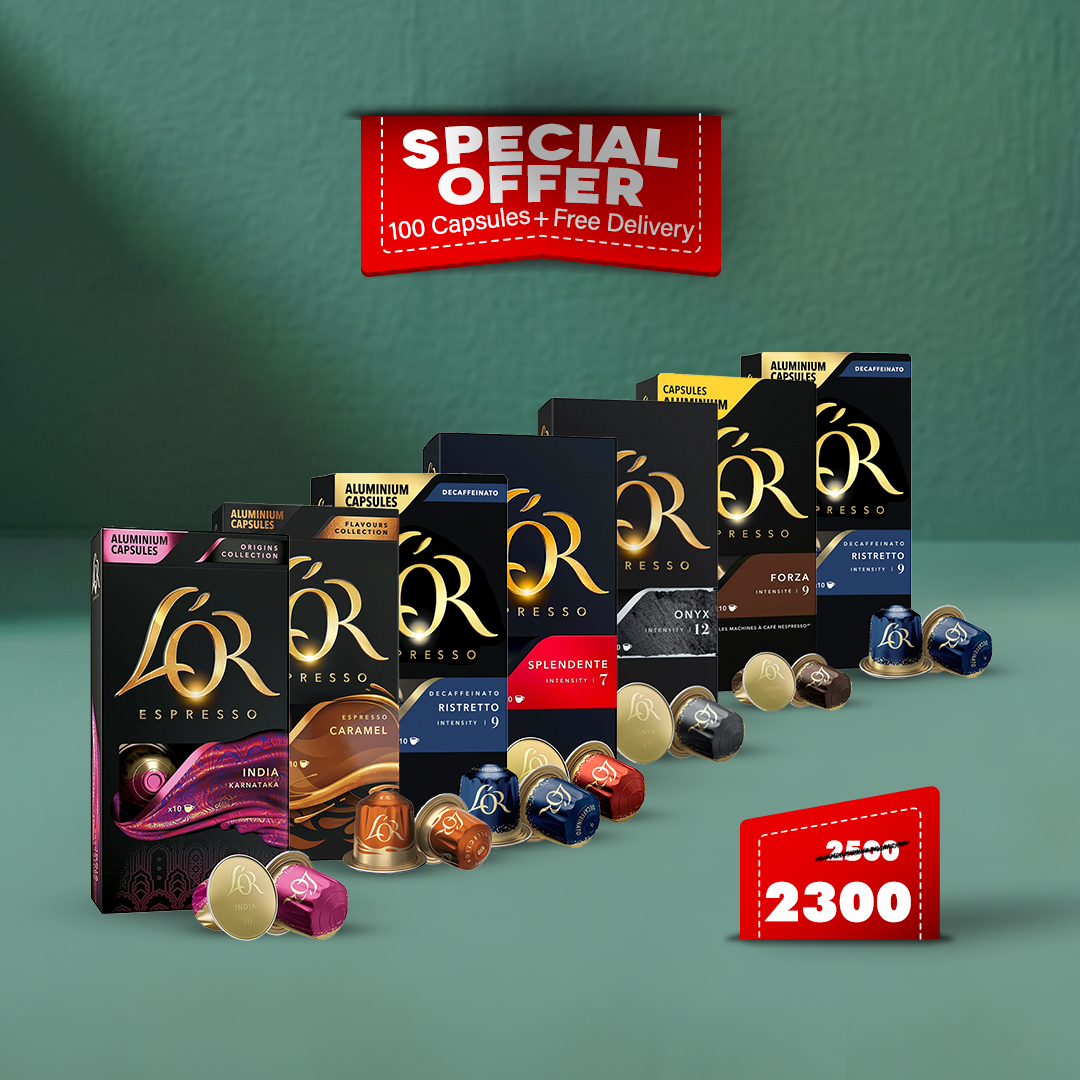 L'OR Capsule Offer - 10 Packs of 100 Capsules
