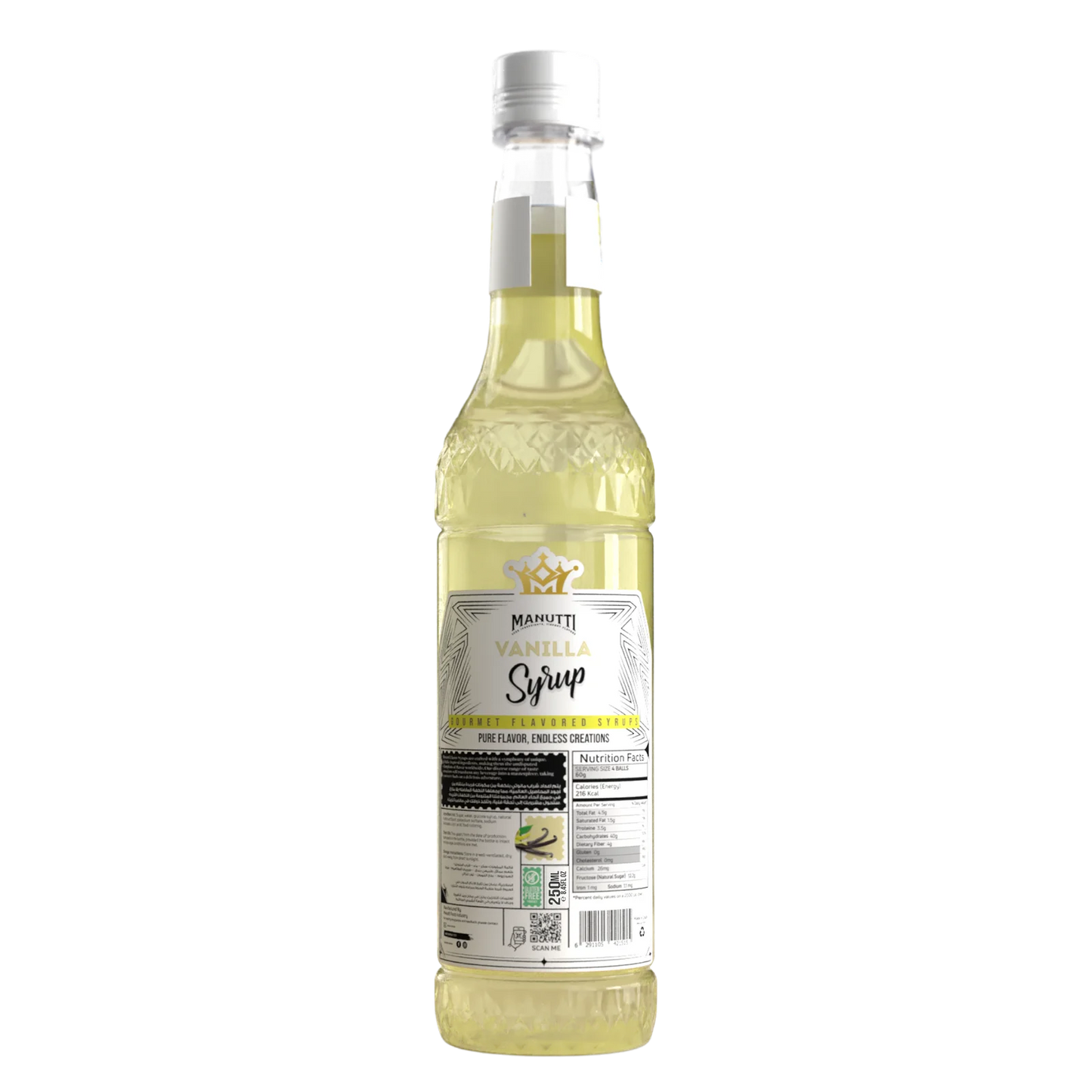 Manutti Vanilla Syrup 350ml