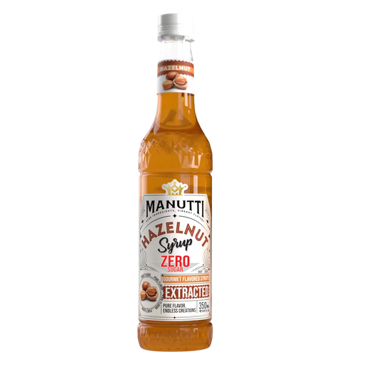 Manutti Hazelnut Syrup Zero Sugar 350ml