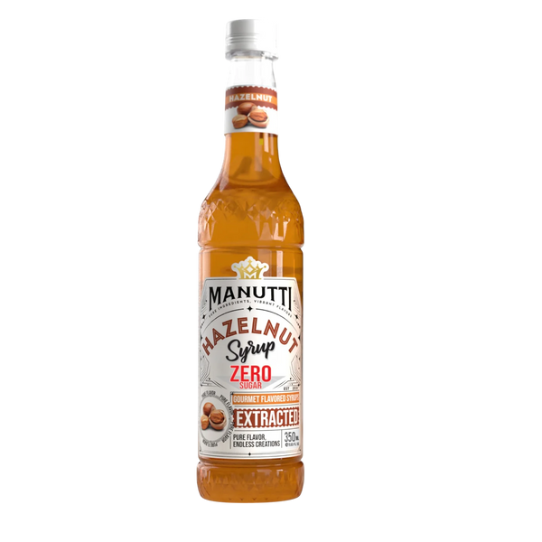 Manutti Hazelnut Syrup Zero Sugar 350ml