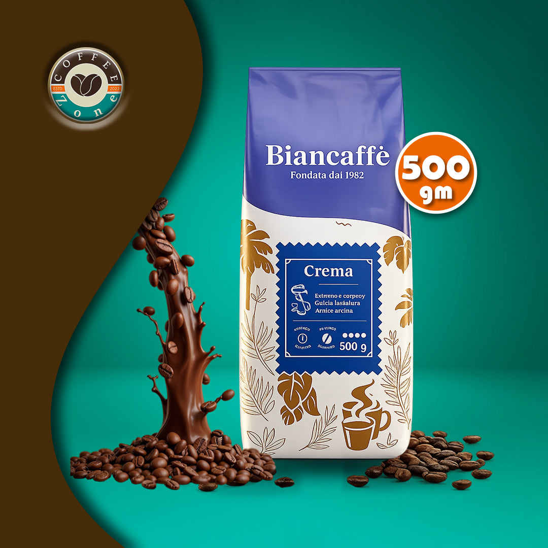 بيانكافيه إسبريسو كريما حبوب قهوة كاملة 500 غرام