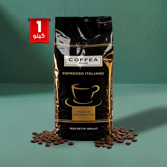 Coffea Club Black Whole Beans Coffee 1Kg