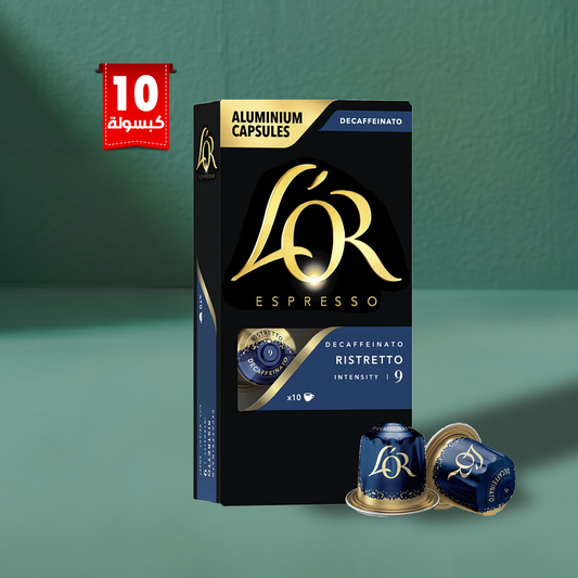 L'OR Coffee L'OR Ristretto Decaffeinato Capsule - 1 Pack of 10 Capsules