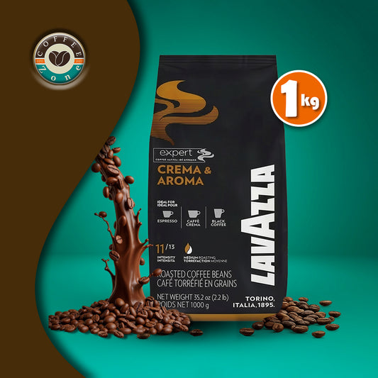 Lavazza Expert Crema E Aroma Whole Beans Coffee - 1 Kg