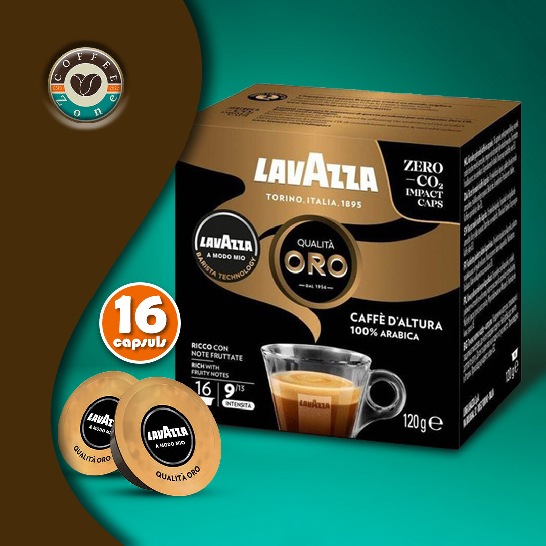 Lavazza A Modo Mio Qualità Oro – Mountain Grown Capsules - 16 Capsules