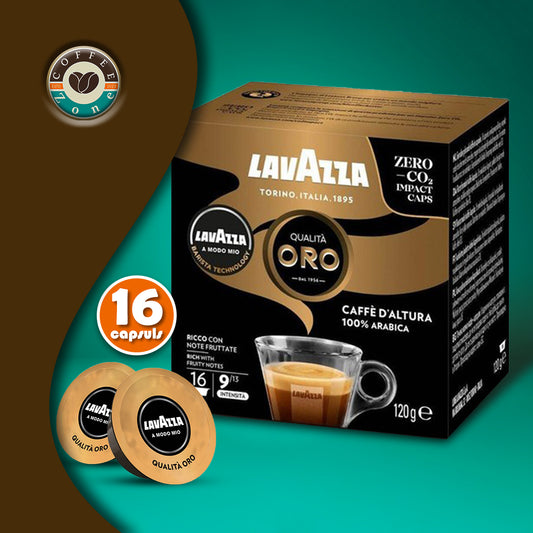 Lavazza A Modo Mio Qualità Oro – Mountain Grown Capsules - 16 Capsules