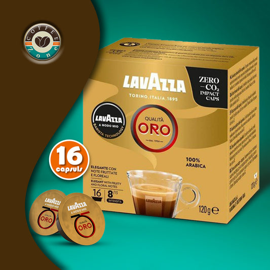 Lavazza A Modo Mio Qualità Oro Capsules - 16 Capsules