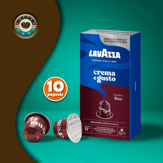 Lavazza Crema e Gusto Ricco Capsules – 10 Capsules