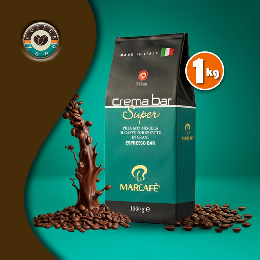 Mar Café SUPER CREMA BAR Whole Beans Coffee 1Kg