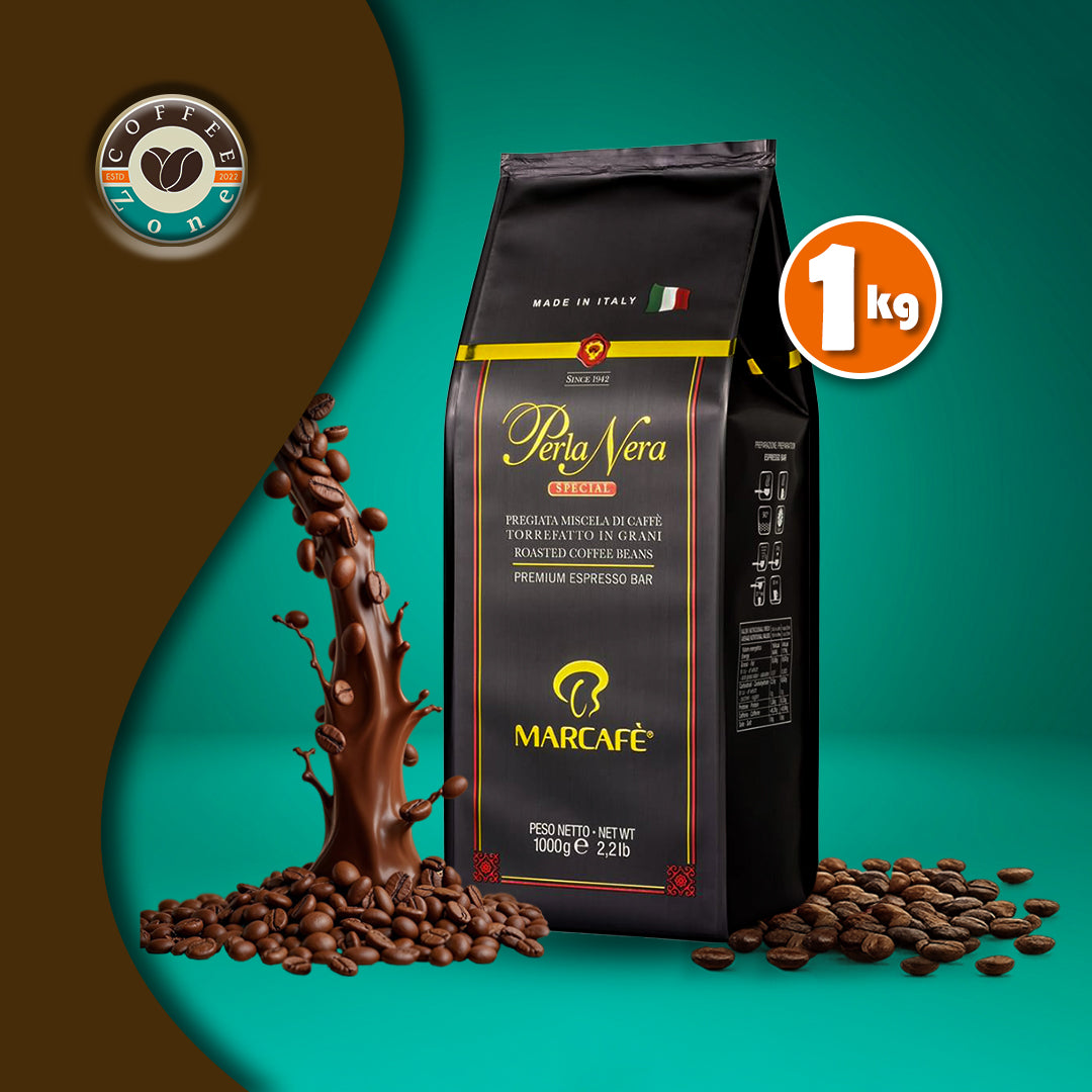 Mar Café PERLA NERA حبوب قهوة كاملة 1 كجم
