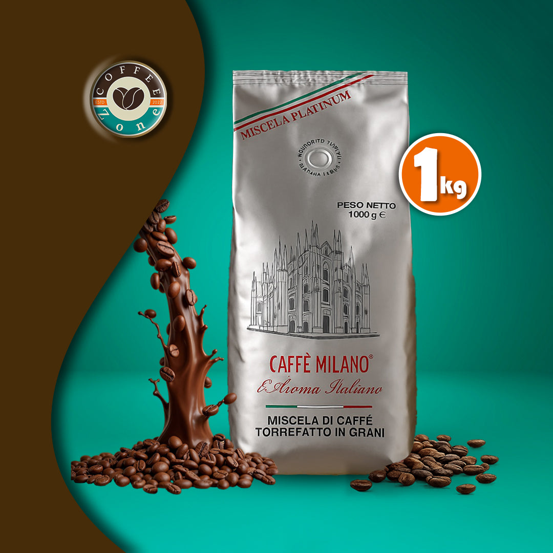 Caffe Milano Coffee beans Platinum - 1Kg
