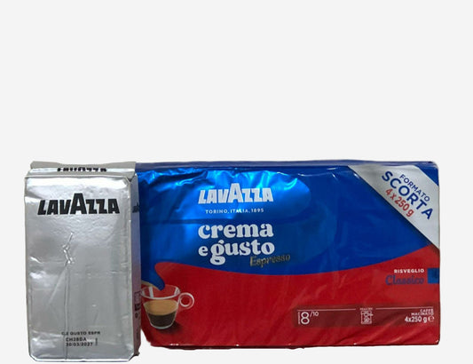 Lavazza Crema e Gusto Ground Coffee (4*250g) 1000g