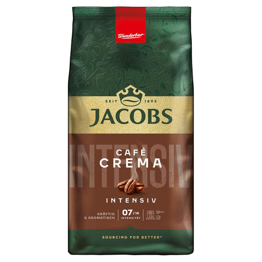 Jacobs Café Crema Intensiv Coffee Beans 1kg