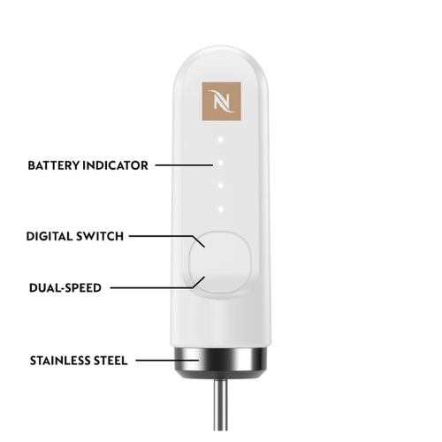 Nespresso NanoFoamer USB-C Milk Frother Handheld