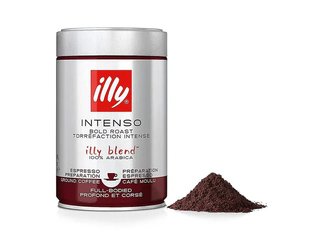 illy Intenso Bold Roast Ground Espresso Coffee 250g